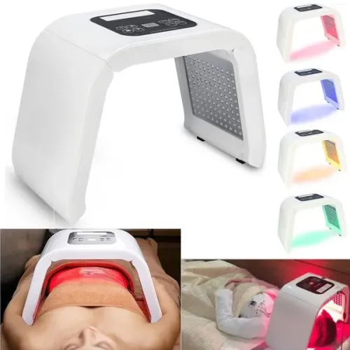 Cabine de Tratamento Facial Cromoterapia 4 cores Tratamento Rejuvenescimento Da Pele Novo