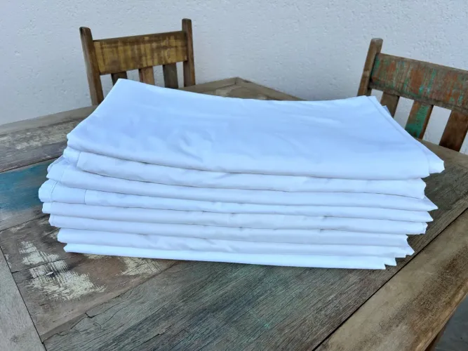 Lençol Solteiro King Artex Percal 200 Branco