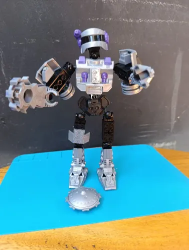 ROBÔ DE COMBATE MOTOR BLOCKS GYROFIGHTERS ESTILO LEGO 