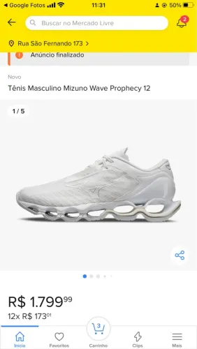 Tênis Mizuno wade prophecy 12 femenino