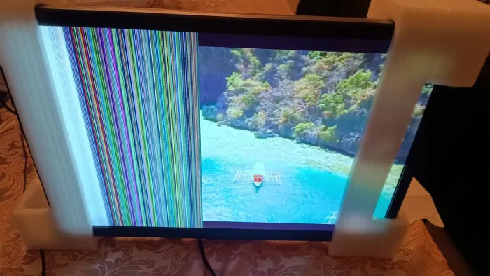 Monitor bluecase de 19 polegadas defeito na tela
