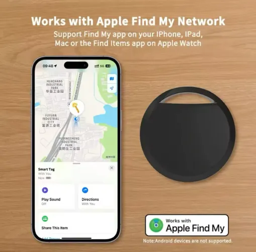 Rastreador smart tag apple AirTag compatível com Apple