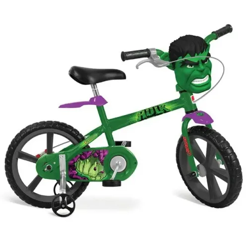 Bicicleta aro 14 - Hulk - Marvel Avengers