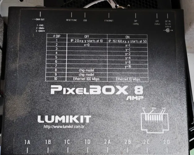 Controle para led digital mapeado