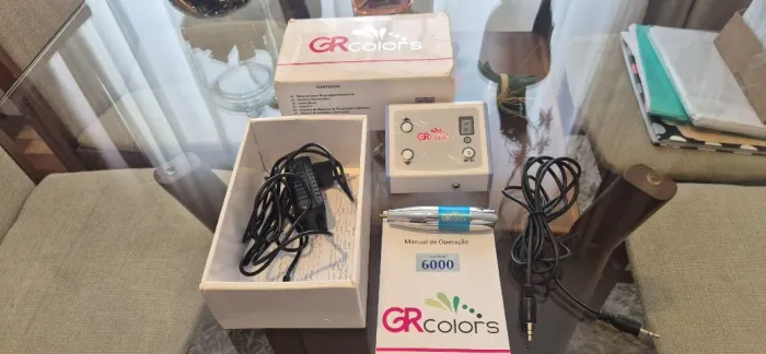 Dermografo Grcolors Platinum 6000 - Micropigmentação Labios e Sobrancelhas