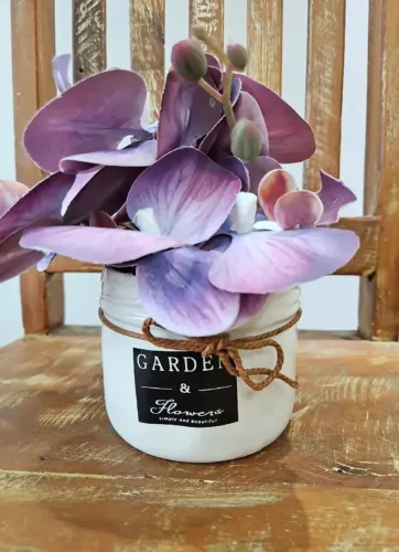 Vaso com Orquídeas
