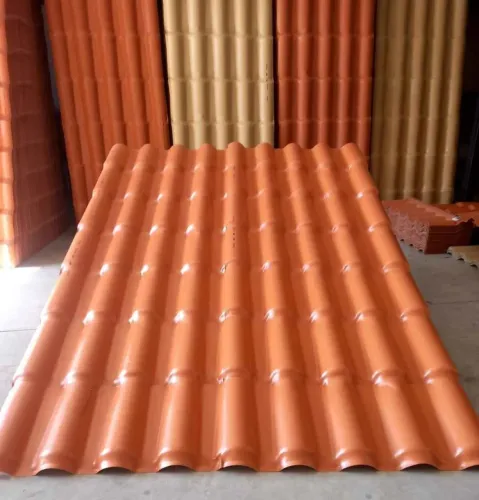 Telha PVC modelo Colonial cor Terracota.<br>2.30x86