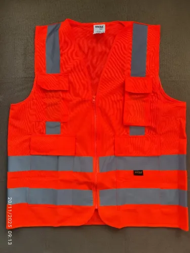 Colete refletivo 4 bolsos