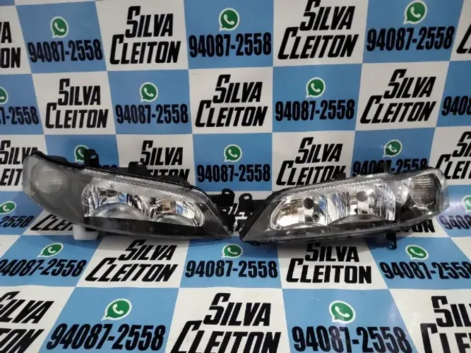 par farol vectra 2000 ate 2005 mascara negra novo importoado 