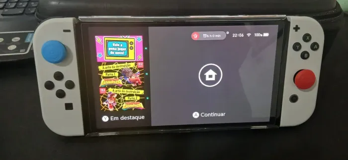 Nintendo switch oled+Mário kart 8+ joypad linyuvo