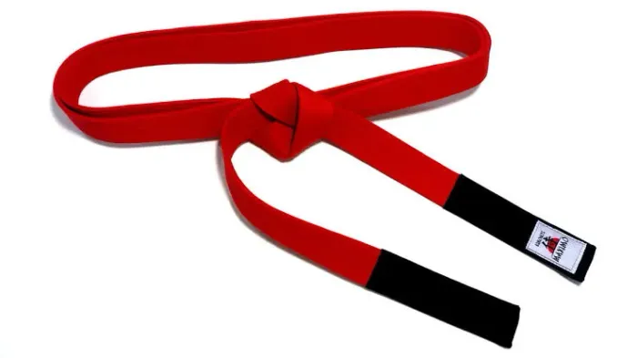 Faixa taekwondor vermelha