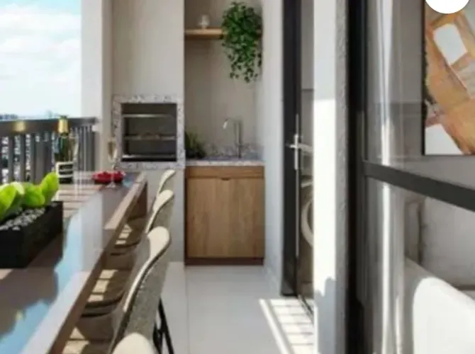 (HS) Apartamento em condomínio clube | suite e varanda gourmet 