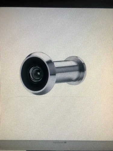 Olho Mágico 200° Pado Cromado Sm015 Cr 26-46mm Cromado
