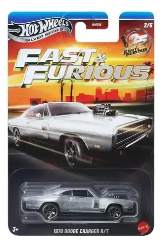 Dodge Charger R/T 1970 Velozes e Furiosos Hot Wheels Silver Series