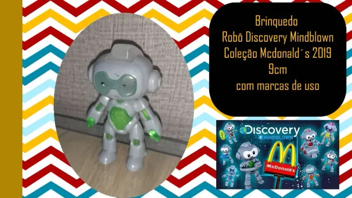 brinquedo robô discovery mindblown mcdonalds 2019