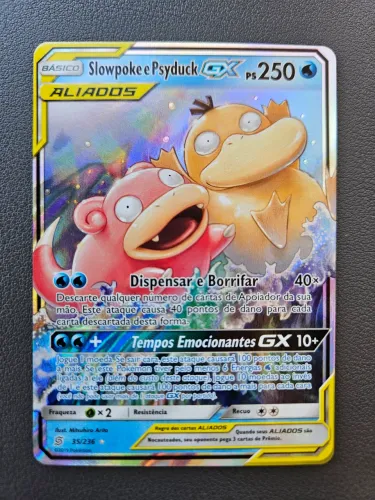 Slowpoke e Psyduck-GX 35/236 Pokémon TCG