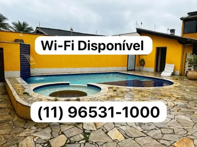Piscina e Churrasqueira - 5 Minutos da Praia Martim de Sá