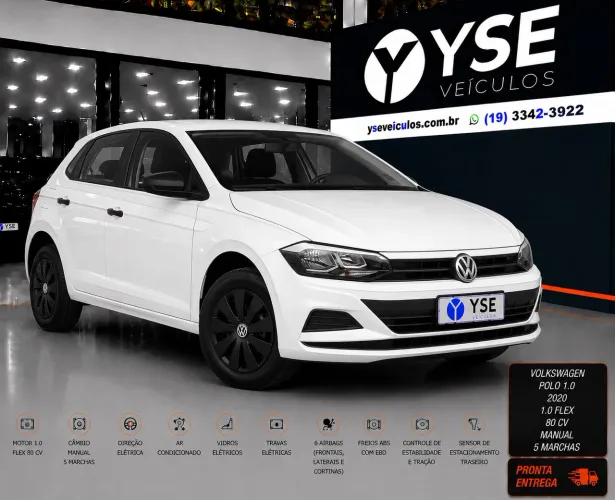 Volkswagen Polo 1.0 MI 79cv 16V 5P 2020