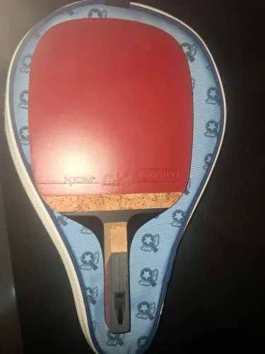 Raquete de tênis de mesa caneta Xiom Muv 6.0 P vermelha