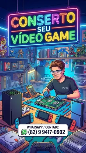 Conserto de Video Games (PS4, PS5, Xbox, Switch) - Orçamento Grátis