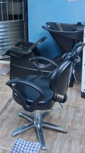 Lavatório + cadeira hidráulica Salão 