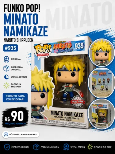 Funko Pop! Minato Namikaze #935 - Naruto Shippuden - Special Edition
