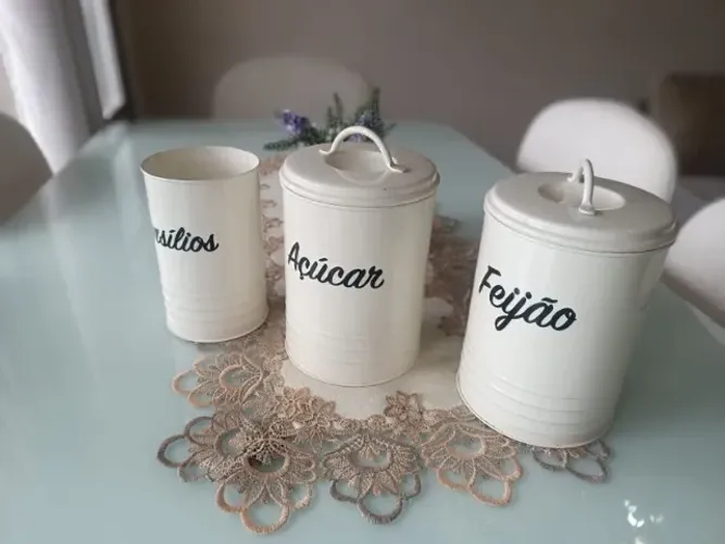 kit potes home style new fattoria 3 peças