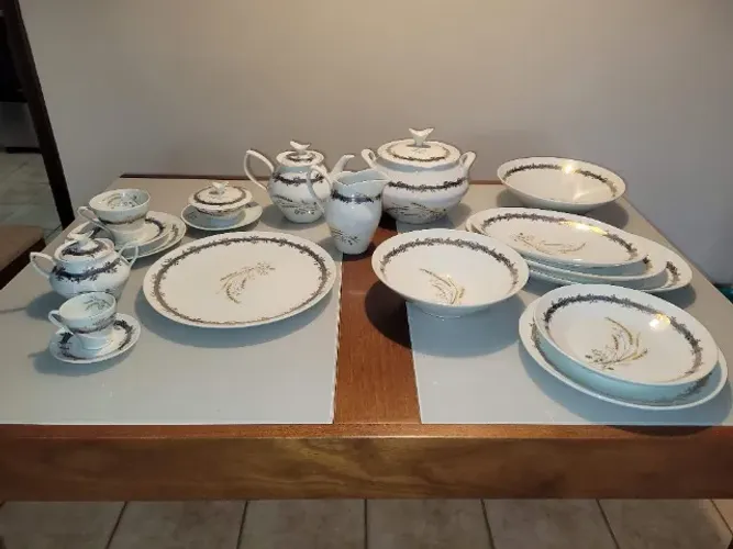 Aparelho De Jantar, Chá E Café Steatita Paraná 1959 C/ 83pçs
