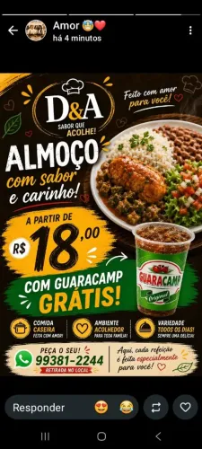 Quentinhas aparti de 18 reais 