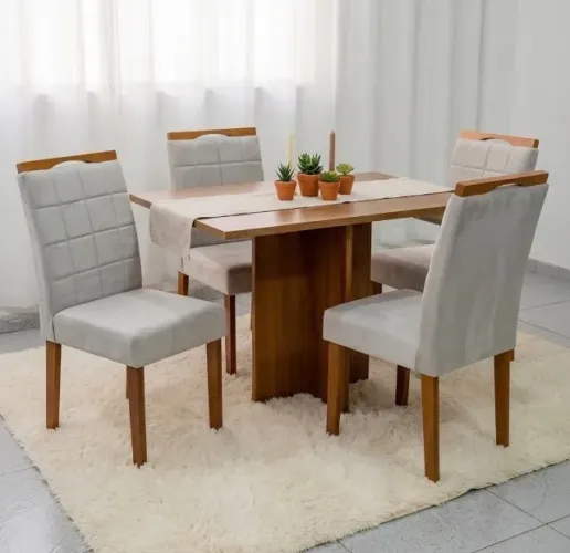 Conjunto de Jantar Verona 4 Lugares