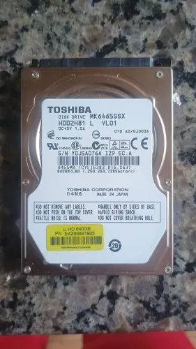 HD 640gb  toshiba