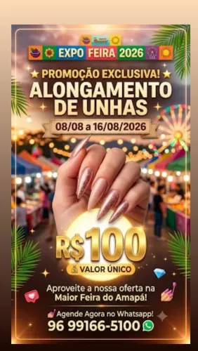 Alongamento de unhas