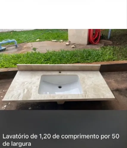 Lavatório em mármore 