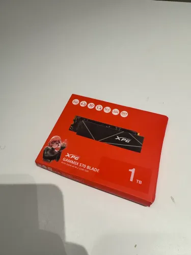 SSD ADATA XPG, 1TB, S70 Blade,Gen4x4, M.2 2280, NVMe,Leitura:7400MB/s e Gravação: 5500MB/s