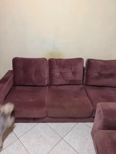 Sofa 3 + 1 lugares Suede