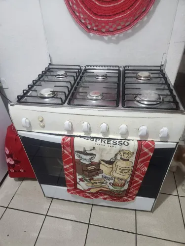 Fogao 6 bocas branco