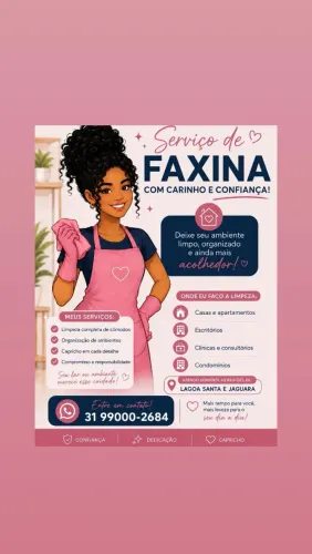 Serviços Gerais Faxina e Limpeza Residencial e Comercial ?