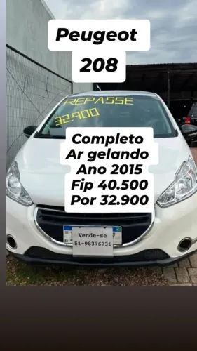 Peugeot 208 Allure 1.5 Flex 8V 5P 2015