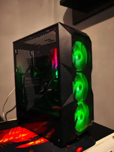 Gabinete Gamer Hayom GB1710 RGB Lateral em Vidro