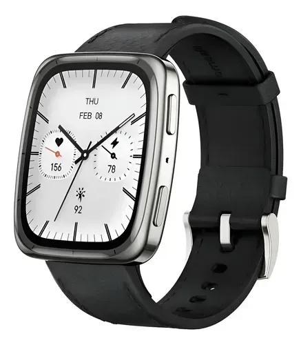 Amazfit Active 2 Square Premium Preto | Smartwatch com Tela Quadrada e Monitoramento