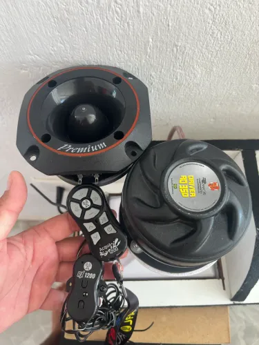 Super tweeter + Super driver + Controle JFA Aqua1200