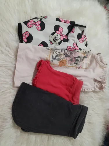 Lote com 20 peças menina tamanho 04 e 06