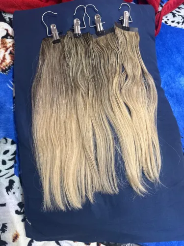 Mega hair fita adesiva cabelo humano 100gr 45 cm