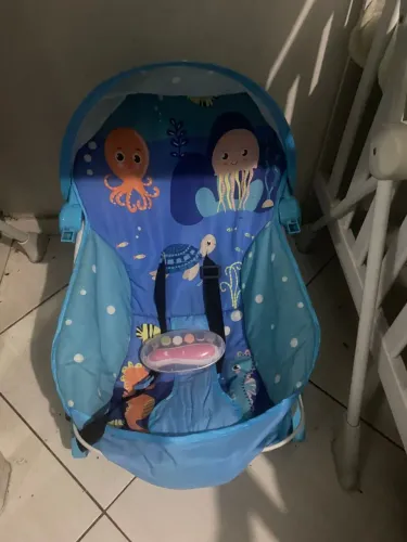 Cadeira de descanso bebê + lixa de unha elétrica *COMBO PROMOÇÃO*