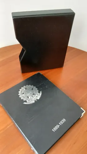 Álbum de Luxo para Moedas Nº1 - República, Réis - 1889 a 1939