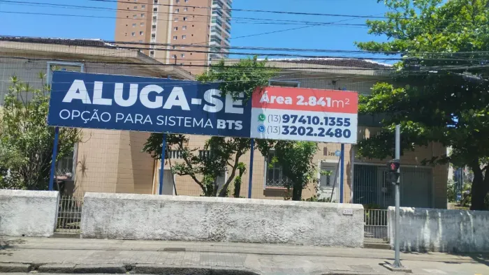 Terreno no Gonzaga - Condomínio Juquiá - Av. Gal. Francisco Glycério, 231 x Rua Pasteur