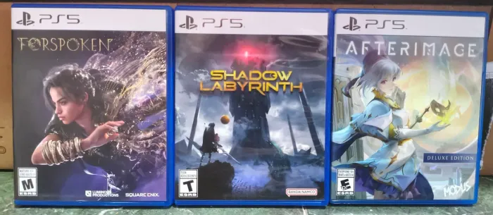 Afterimage / Forspoken / Shadow labyrinth PS5