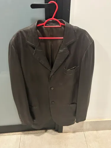 Blazer Masculino em Couro