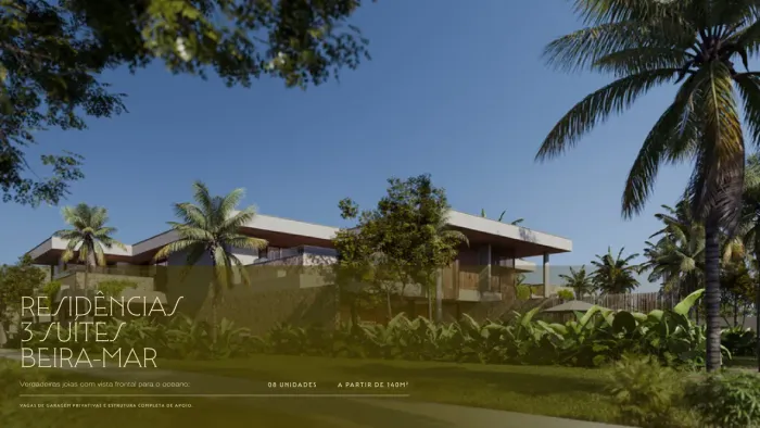 PRAIA DO PATACHO -  Apartamento 166 m² 3 suítes condomínio pé na areia com muita segurança