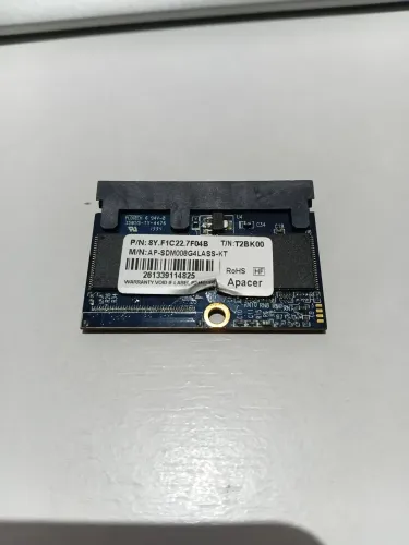 Módulo SSD Industrial Apacer 8GB Sata Disk Module SDM 22-Pin - Perfeito Estado